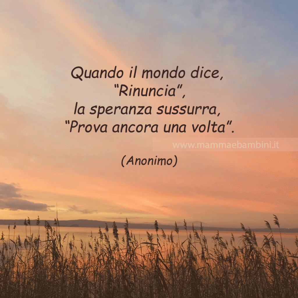 frase speranza