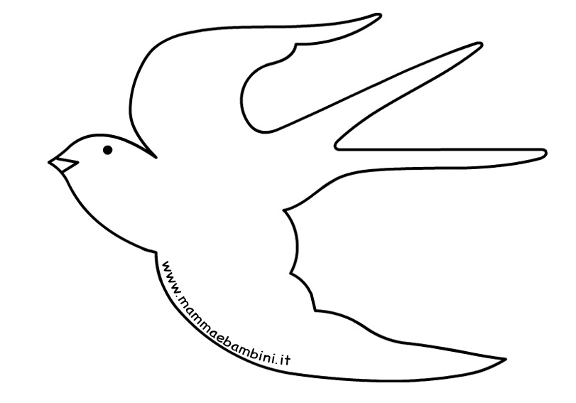 Rondine disegno 1 rondine