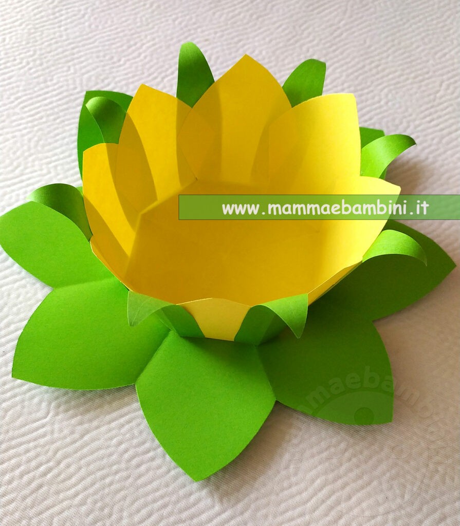 Tutorial cestini di carta a forma di fiore 26 tutorial cestino fiore 24