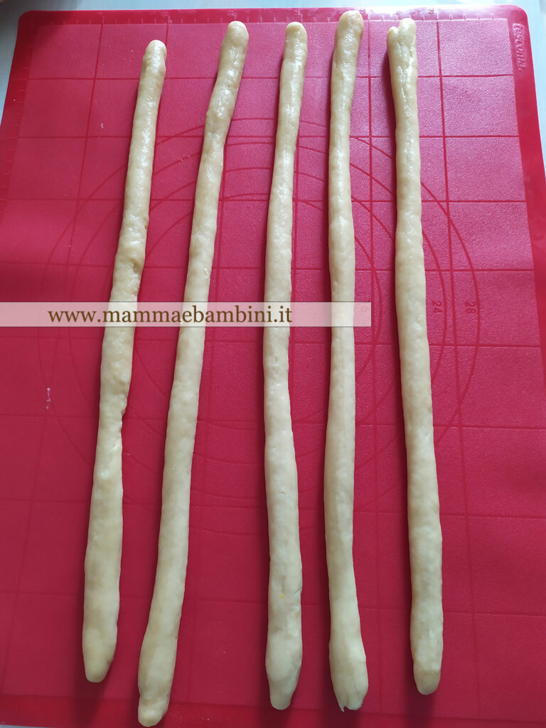 Tutorial treccia a 6 fili 2 biscotti calabresi pasqua 1