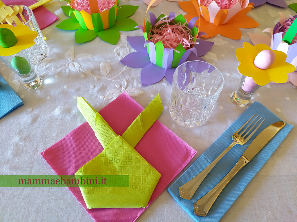 Tavola colorata per Pasqua 5 decorazioni tavola pasqua