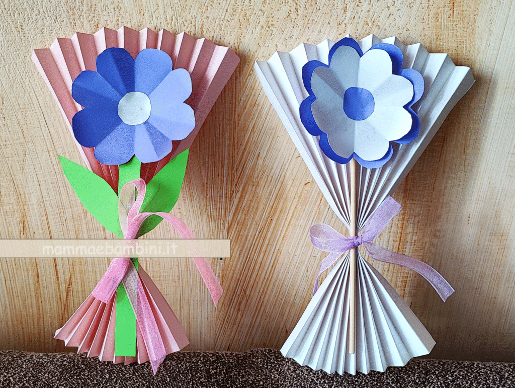 Fiore di carta lavoretto facile 1 lavoretti fiori