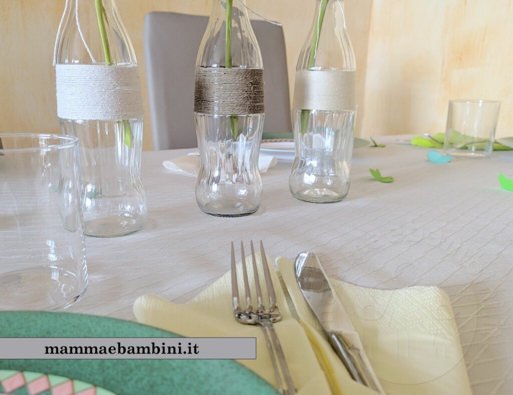 Tavola apparecchiata cena semplice e colorata 2 come apparecchiare cena