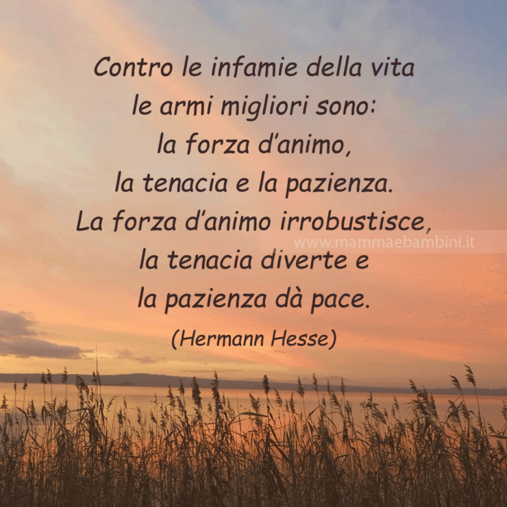 Quello D'animo è Una Forte Angoscia Frase del giorno 24.05 forza d'animo - Mamma e Bambini