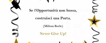 frase incoraggiamento never give up