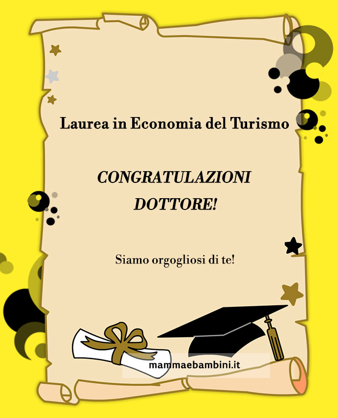 congratulazioni economia turismo