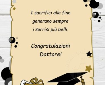 congratulazioni laurea