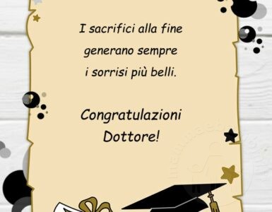 congratulazioni laurea