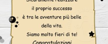 congratulazioni laurea figlio