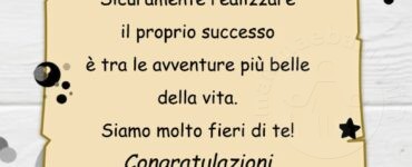 congratulazioni laurea figlio