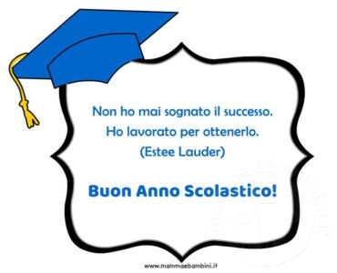 frase motivazionale inizio scuola