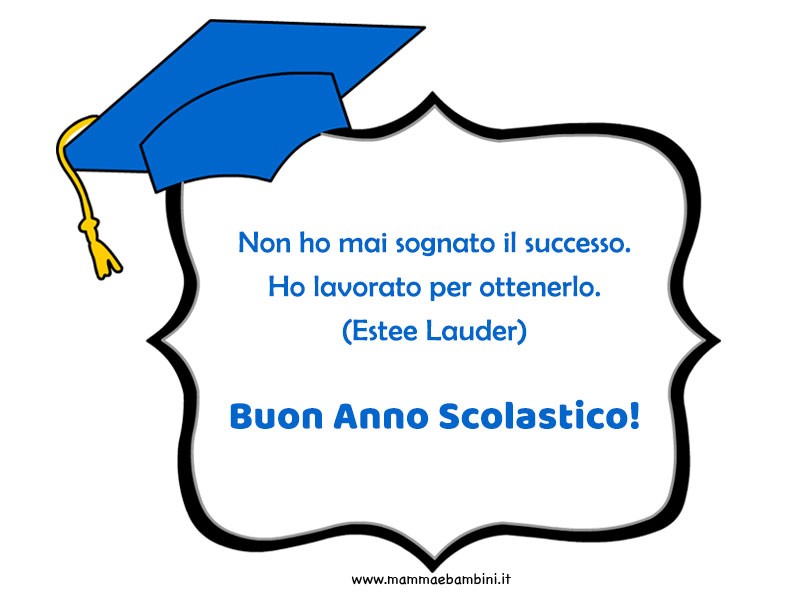 frase motivazionale inizio scuola