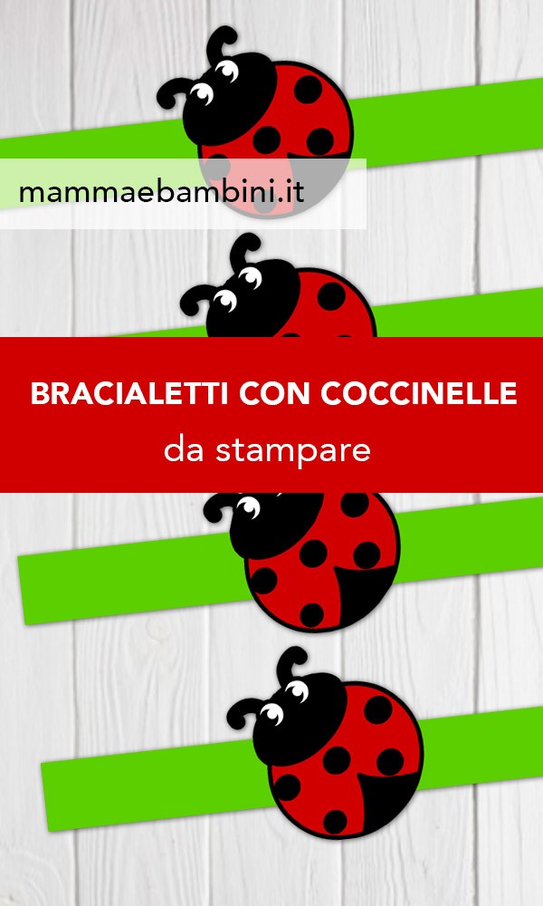 braccialetti carta coccinelle