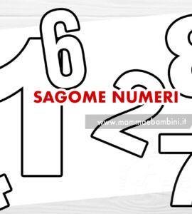 sagome numeri