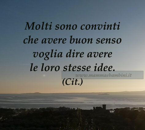 frase buon senso