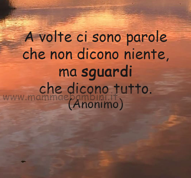 frasi sguardi