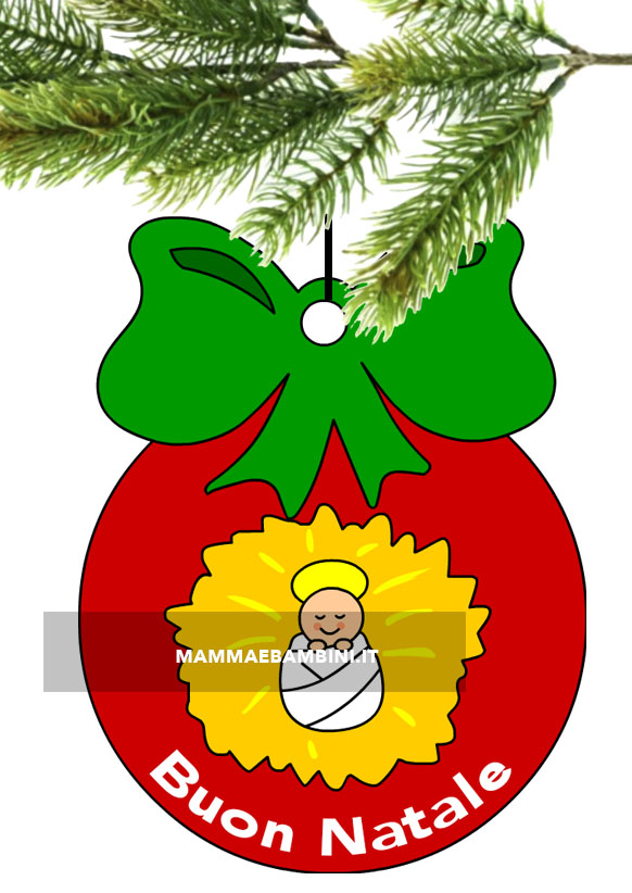 Decorazione con Gesù Bambino 1 decorazione gesu bambino