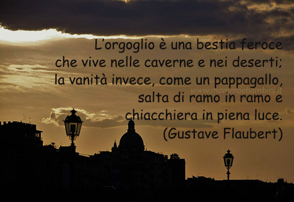 Frase del giorno 11 novembre sulla vanita' 1 frase vanita