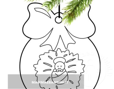 pallina natale gesu bambino
