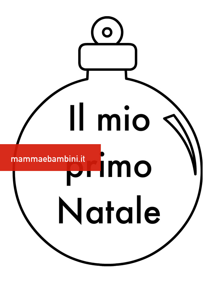 Decorazione natalizia il mio primo Natale 1 pallina primo natale