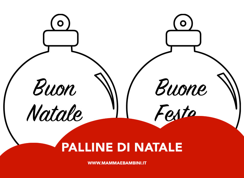 Palline natalizie disegno 1 palline natalizie