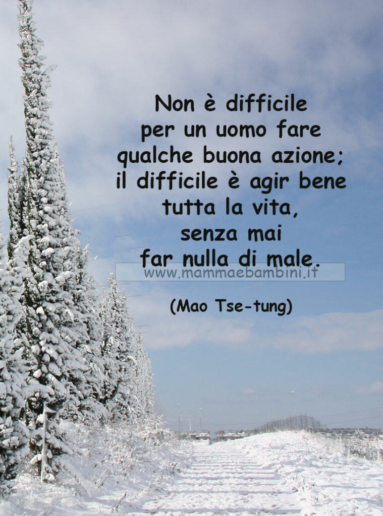 Frase del giorno 23 gennaio sul comportamento 1 frase buona azione