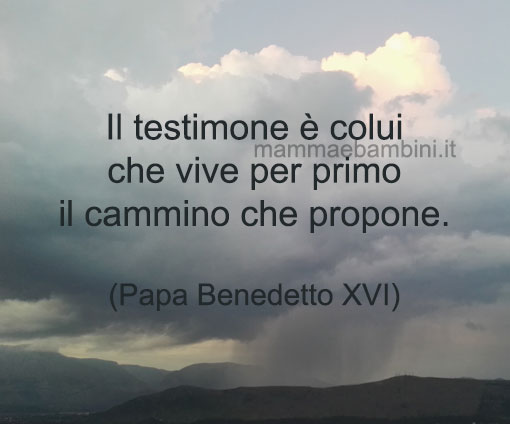 frase del giorno testimone