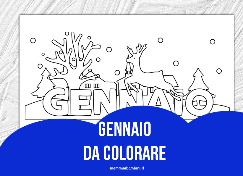 Scritta Gennaio 2 gennaio