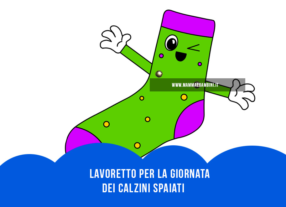 lavoretto giornata calzini spaiati