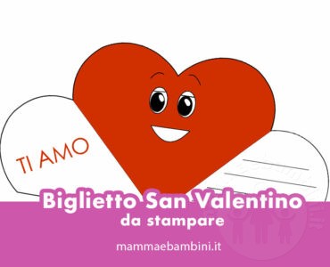 biglietto cuore san valentino