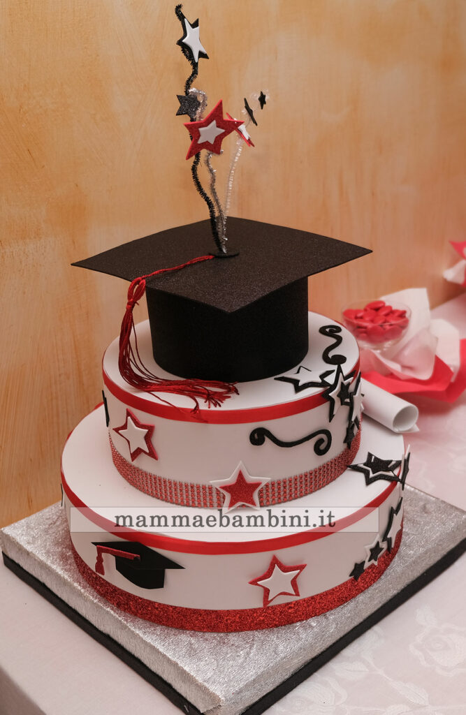 decorazione torta laurea