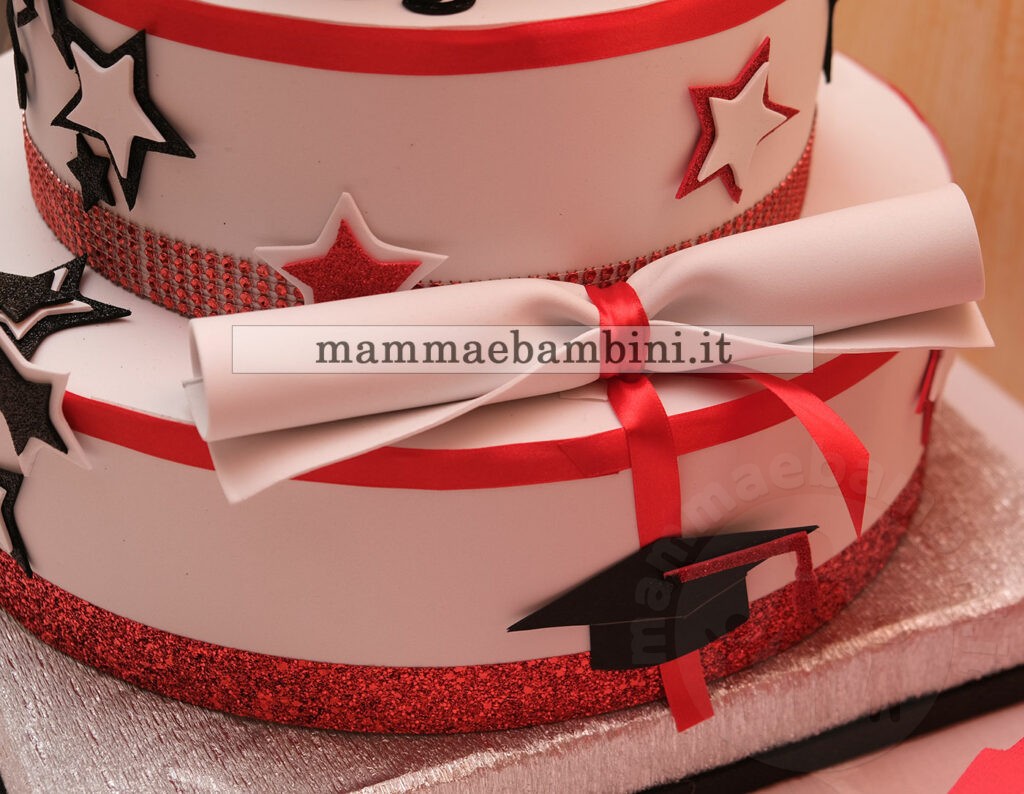 Torta laurea con tocco 5 torta laurea decorazioni gomma eva