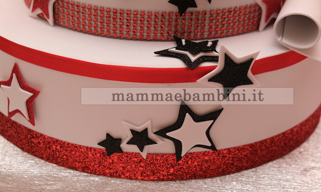 Torta laurea con tocco 7 torta polistirolo laurea