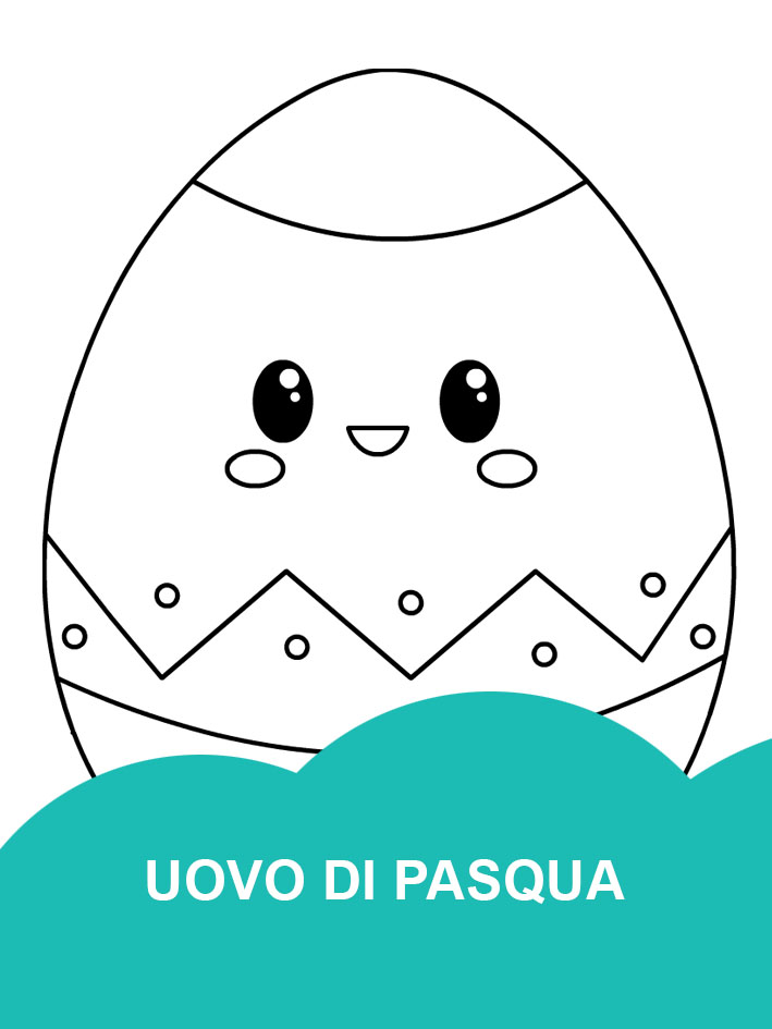 Uovo di Pasqua Kawaii 1 uovo pasqua kawaii