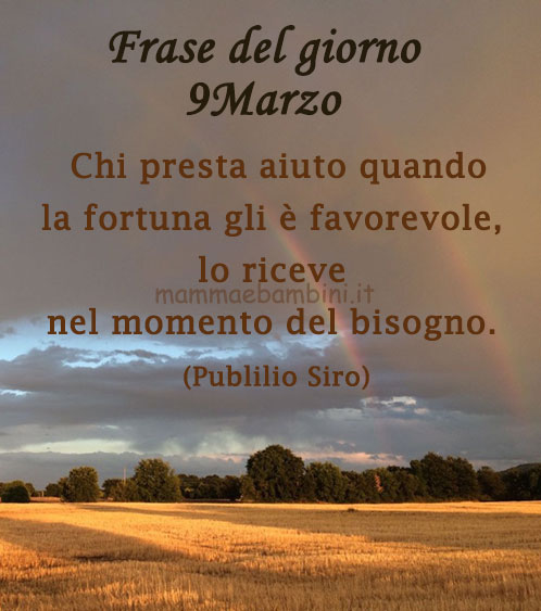 frase del giorno aiutare