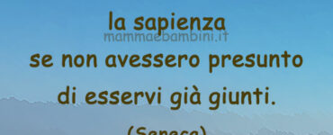 frase del giorno sapienza