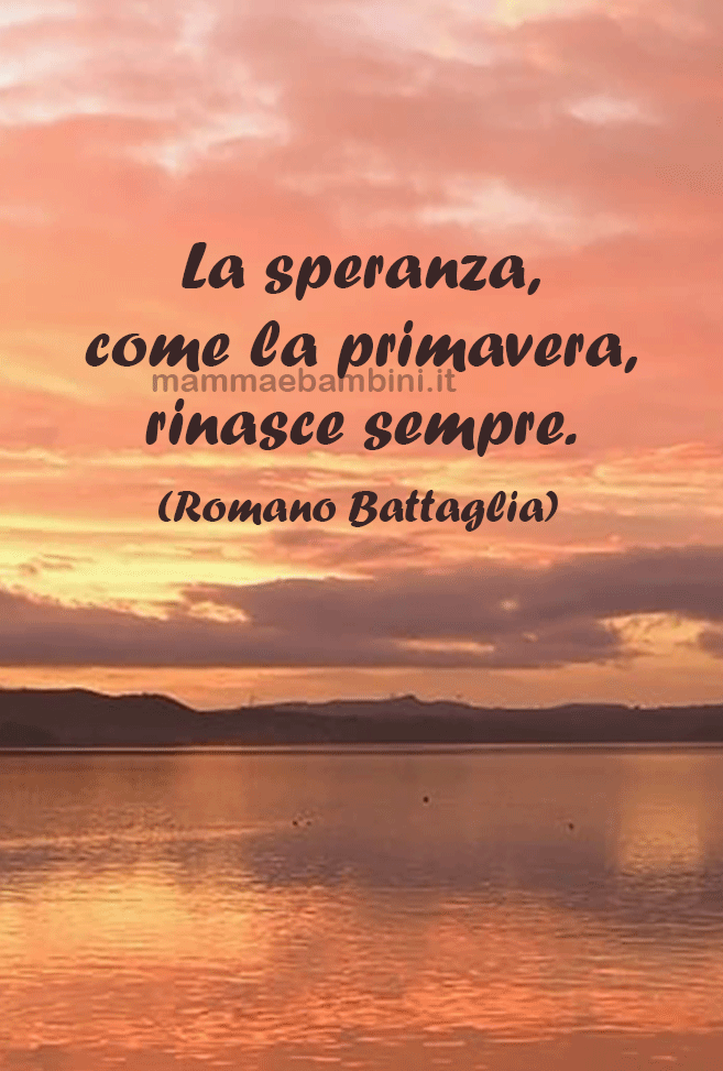 frase del giorno speranza