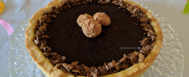 crostata con amaretti