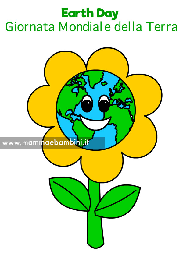 Fiore per la Giornata della Terra 1 earth day fiore