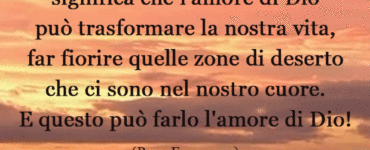 frase del giorno amore Dio