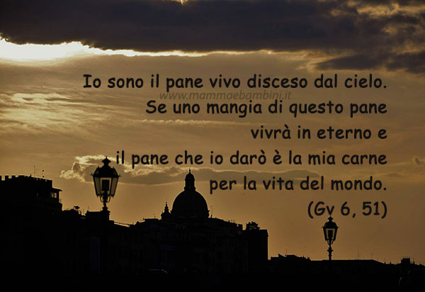 Frase del giorno 24 aprile sull'Eucarestia 1 frase del giorno eucarestia