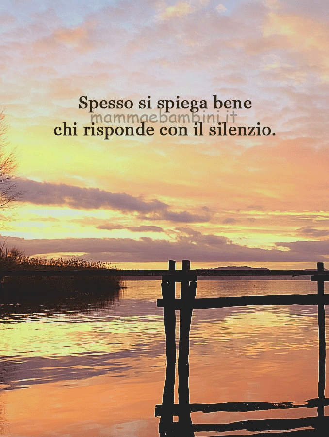 frase del giorno silenzio