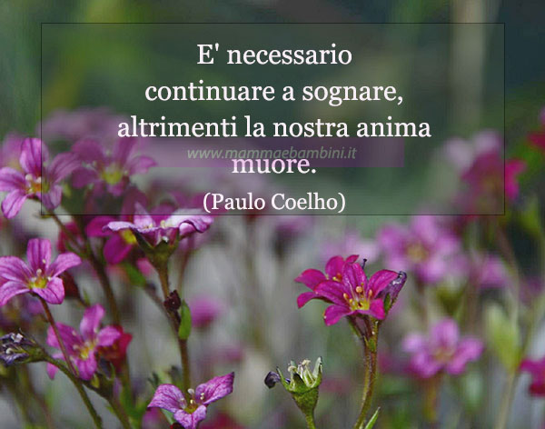 frase del giorno sognare