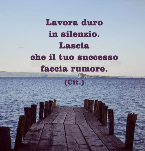 frase del giorno successo