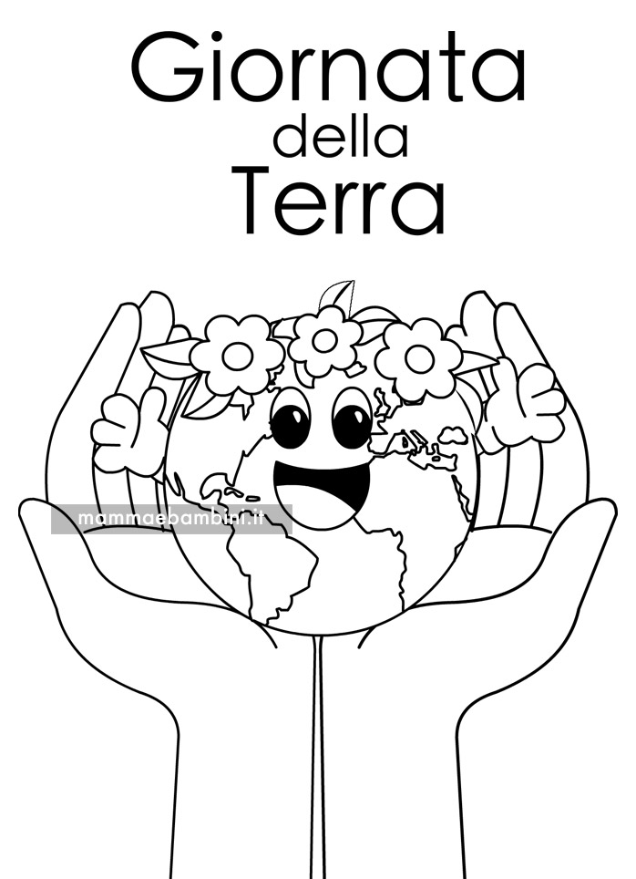 Giornata della Terra da colorare 1 giornata terra disegno