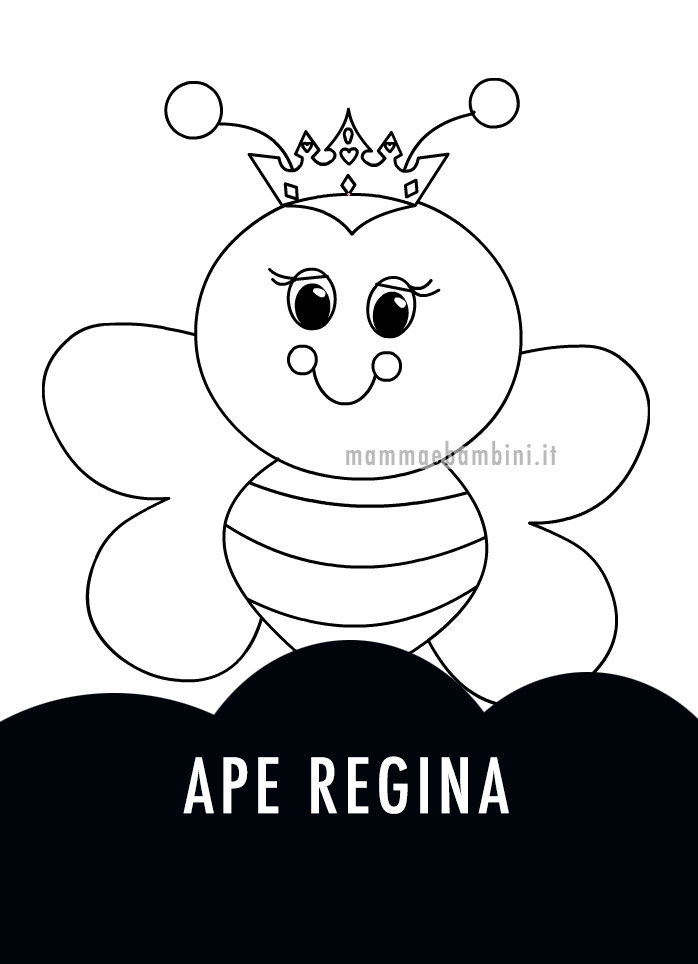 ape regina disegno