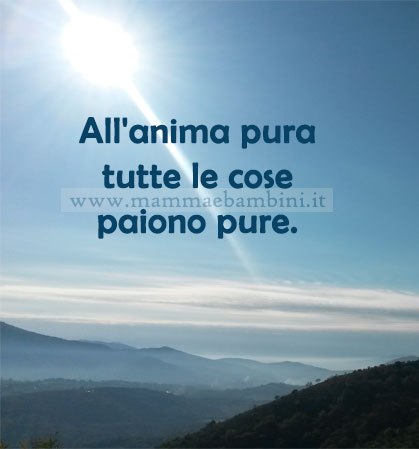 Frase del giorno 3 maggio sulle anime pure 1 frase del giorno anima
