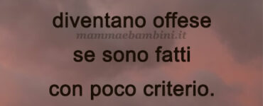 frase del giorno offese
