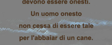 frase del giorno onesto