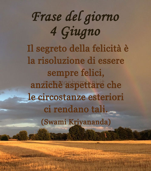 frase del giorno felicita